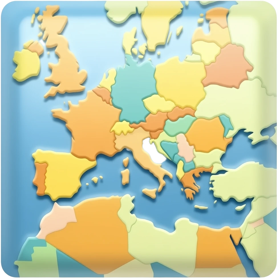 square colerfull map emoji