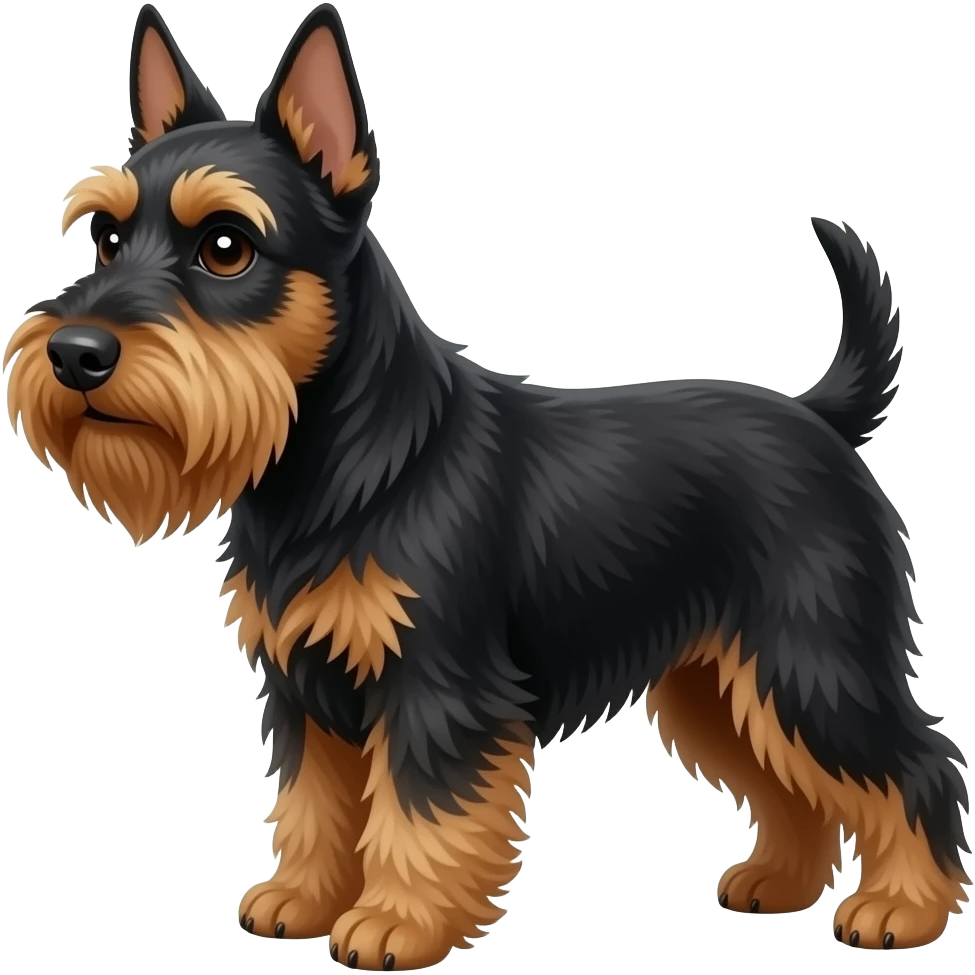small black terrier emoji