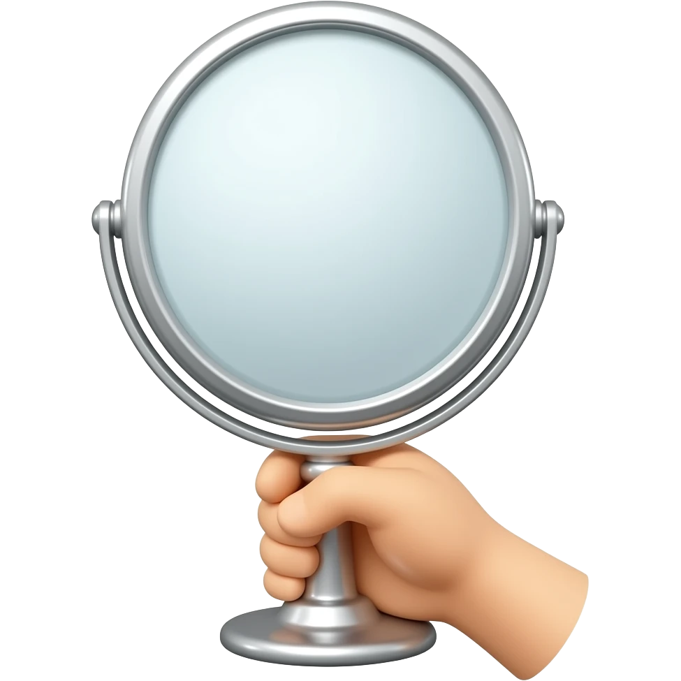 hand mirror emoji