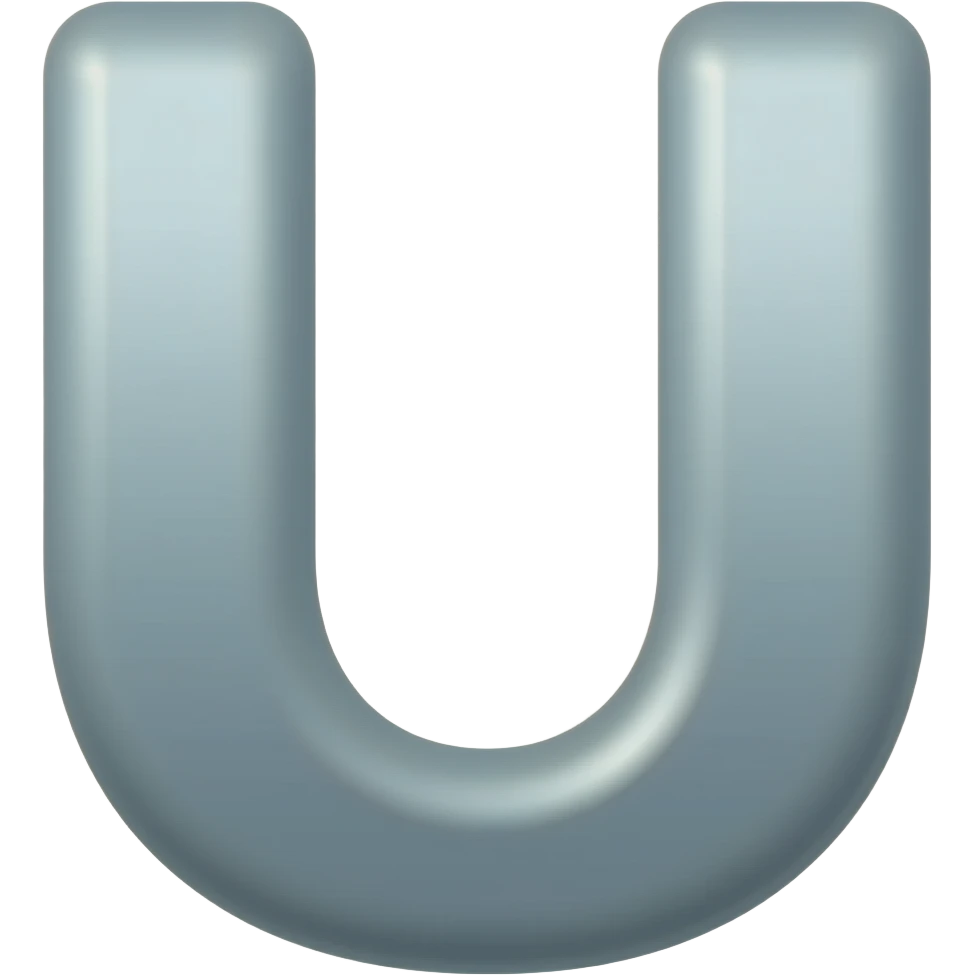 Letters U emoji