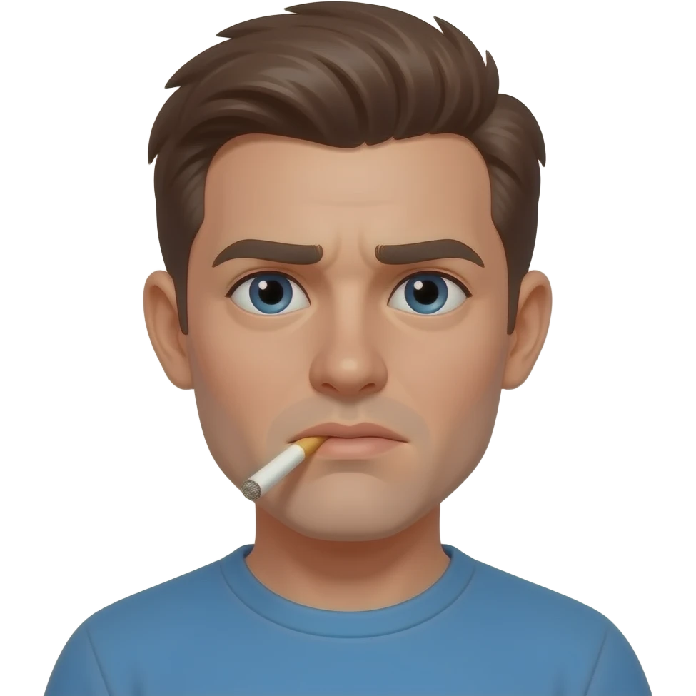 🥴👄🚬 emoji