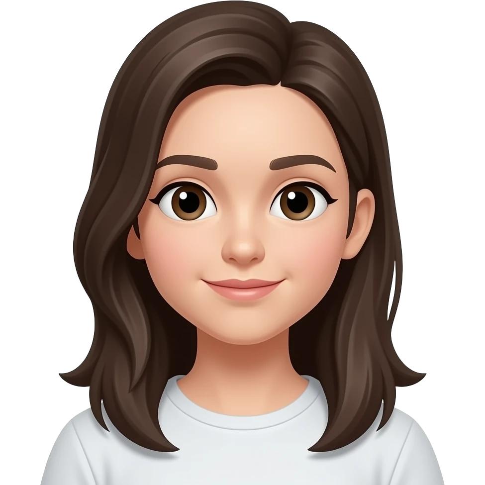 نیم رخ دختر emoji