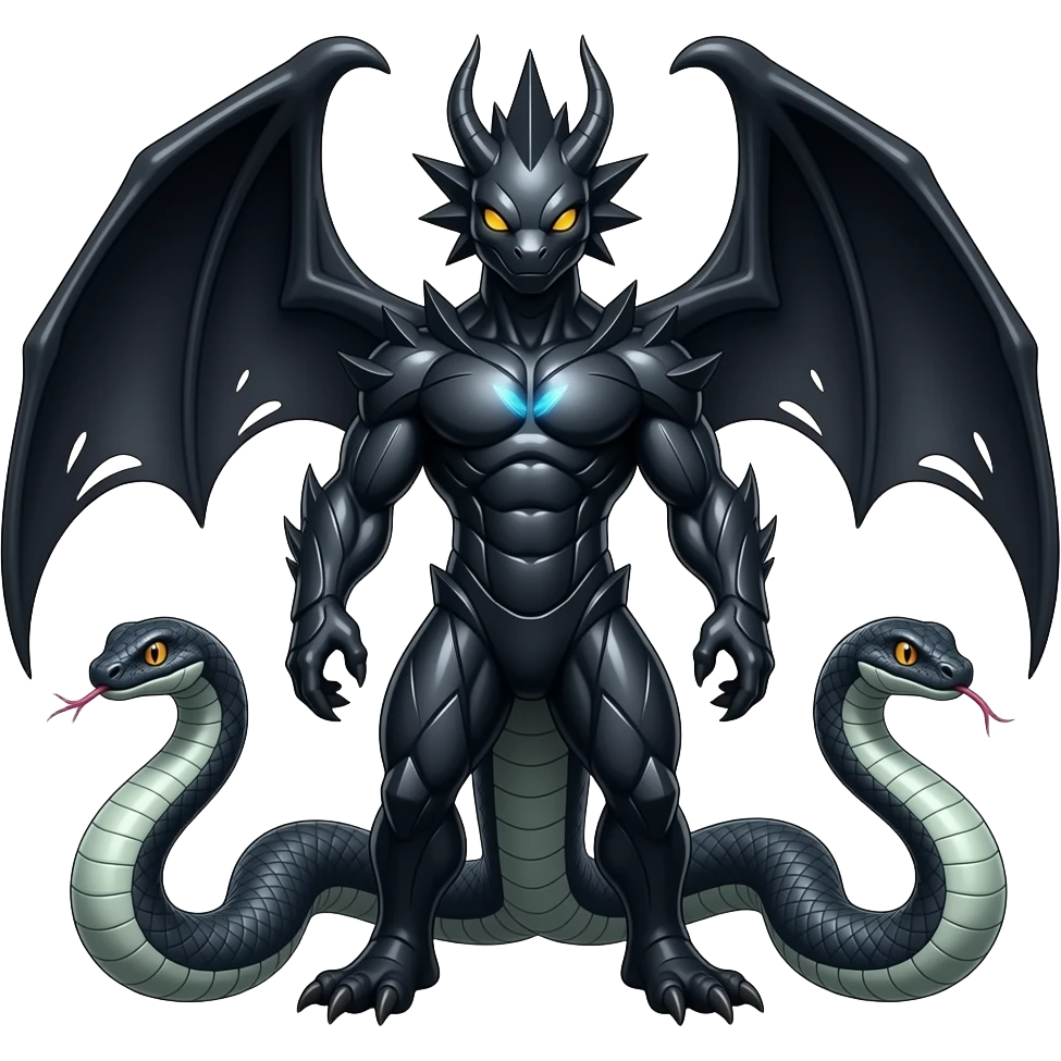 Shiny dark edgy cool Salandit-Salamence-Ekans-Seviper-Salazzle-Fakemon-hybrid emoji