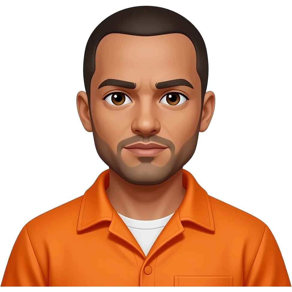 criminal orange clothes emoji