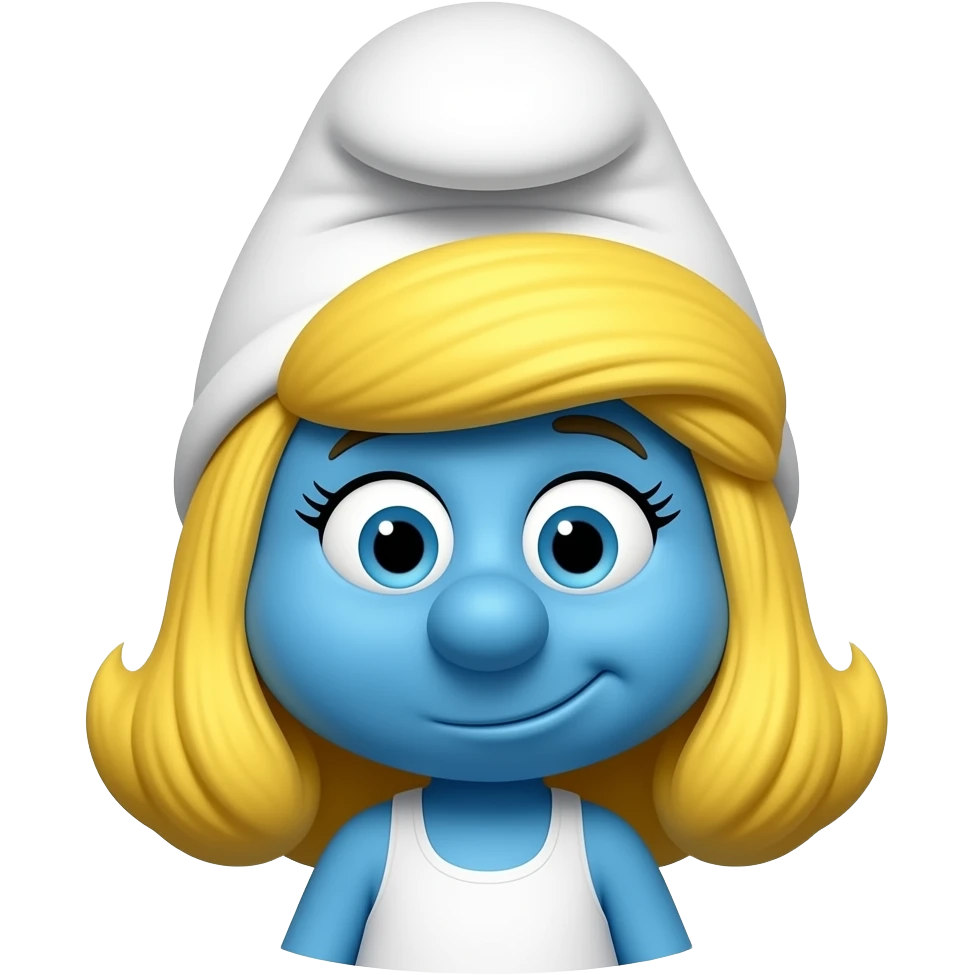 Smurfette emoji