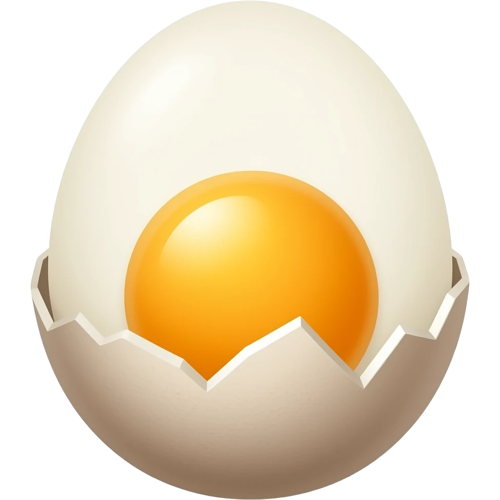 Boiled egg emoji