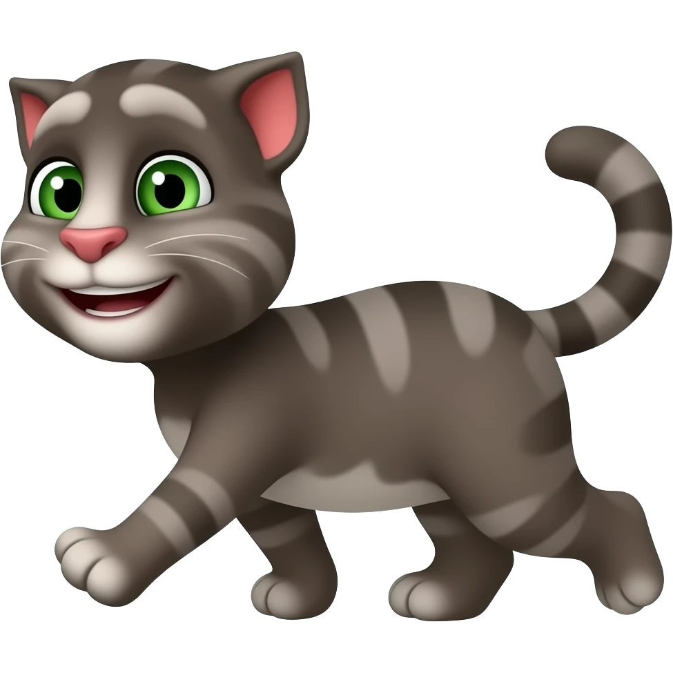 Mimi Talking Tom walking emoji