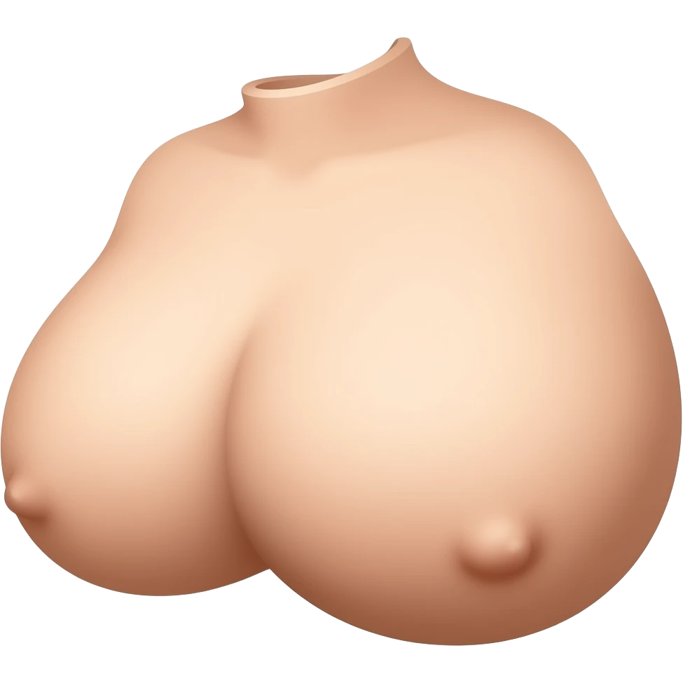 Boob and dick emoji