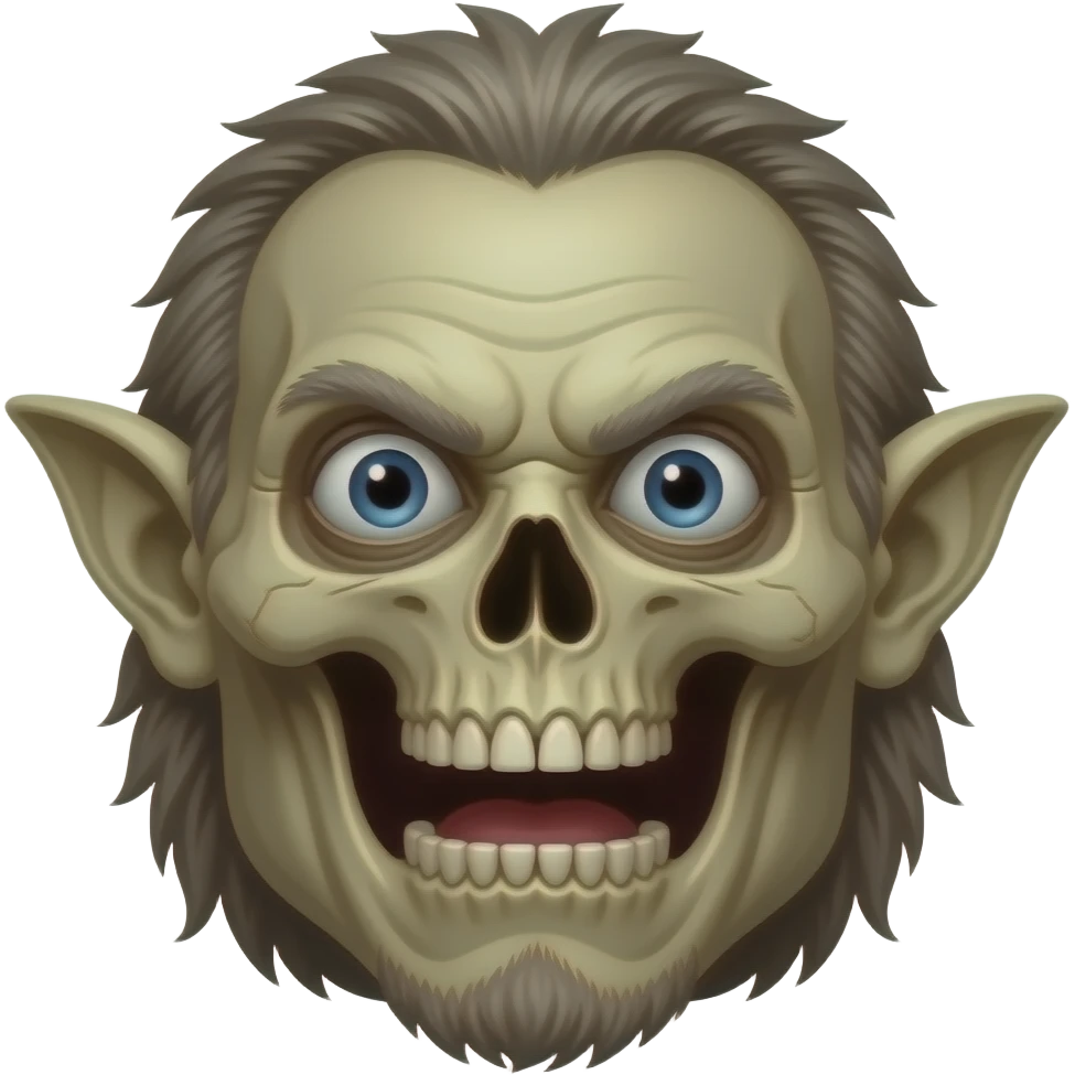 scariest troll face skull emoji bruh moment emoji