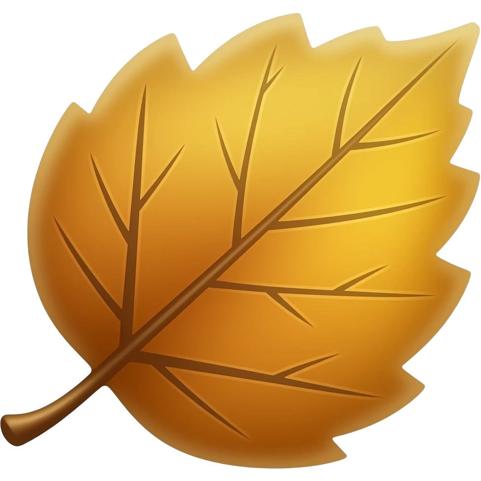 Fallen Leaf vegetal emoji