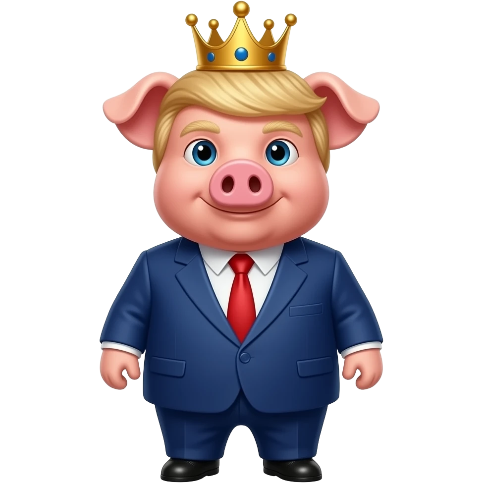 Trump pig emoji
