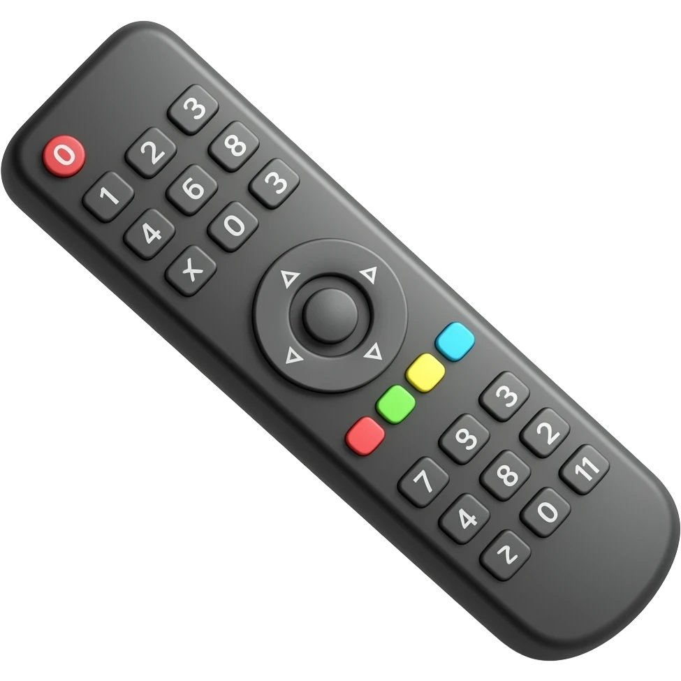 Tv remote emoji