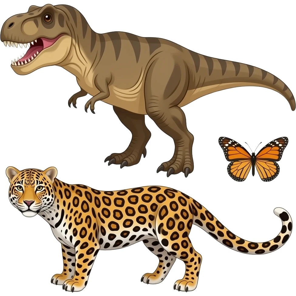 🦖🐆🦋 mix emoji