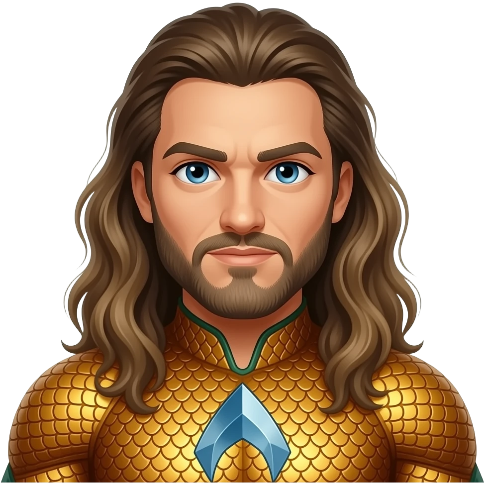 Create an emoji of aquaman emoji