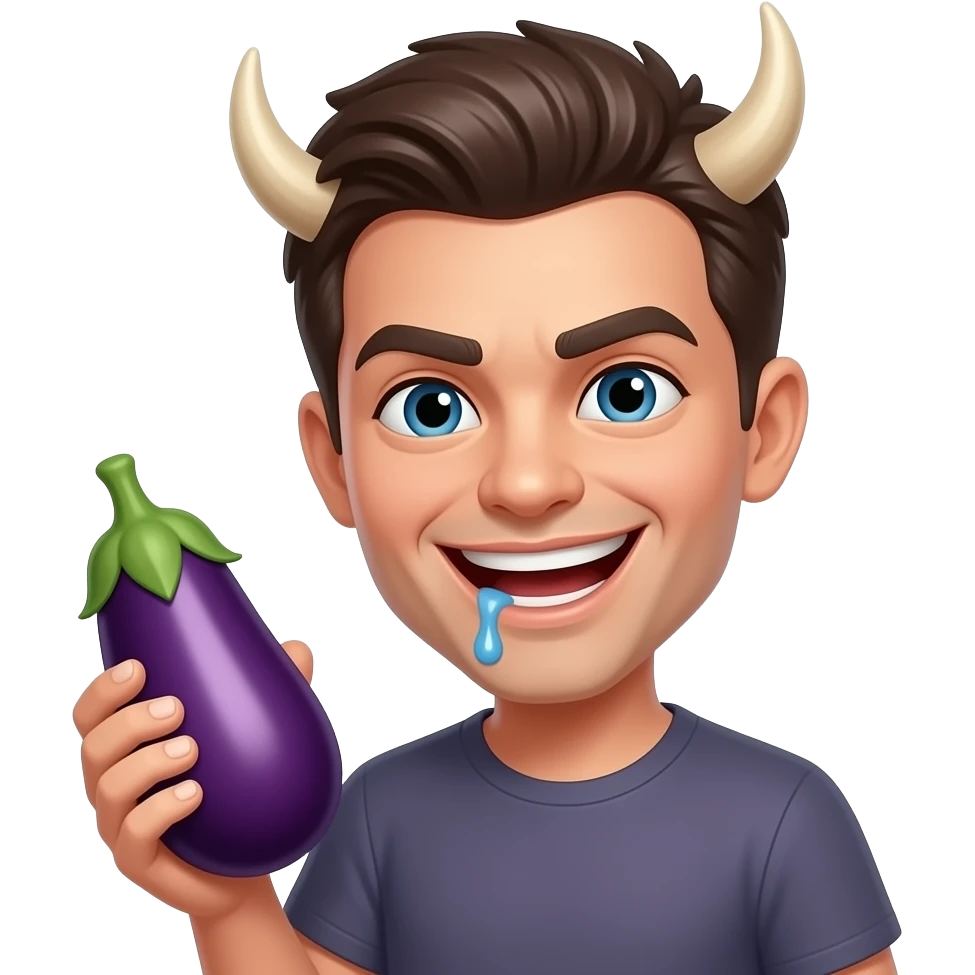 🤤🍆😈 emoji