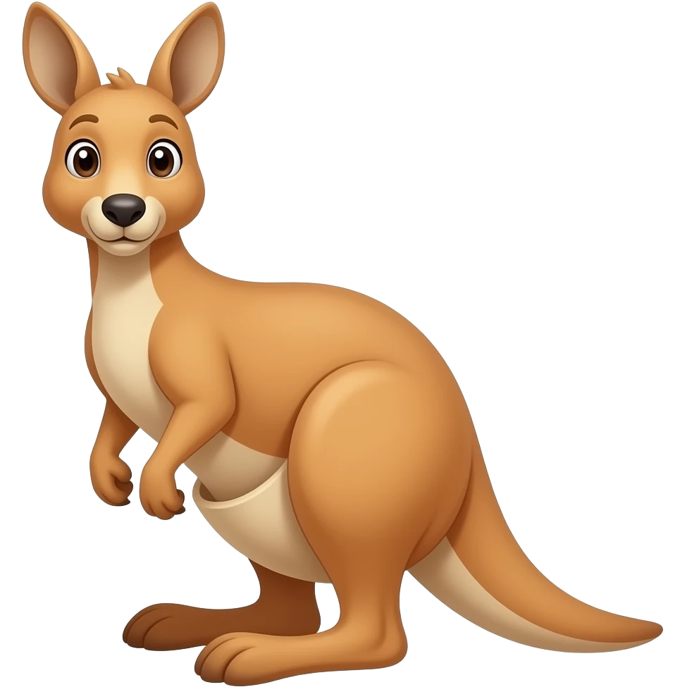 Cartoon Kangaroo emoji