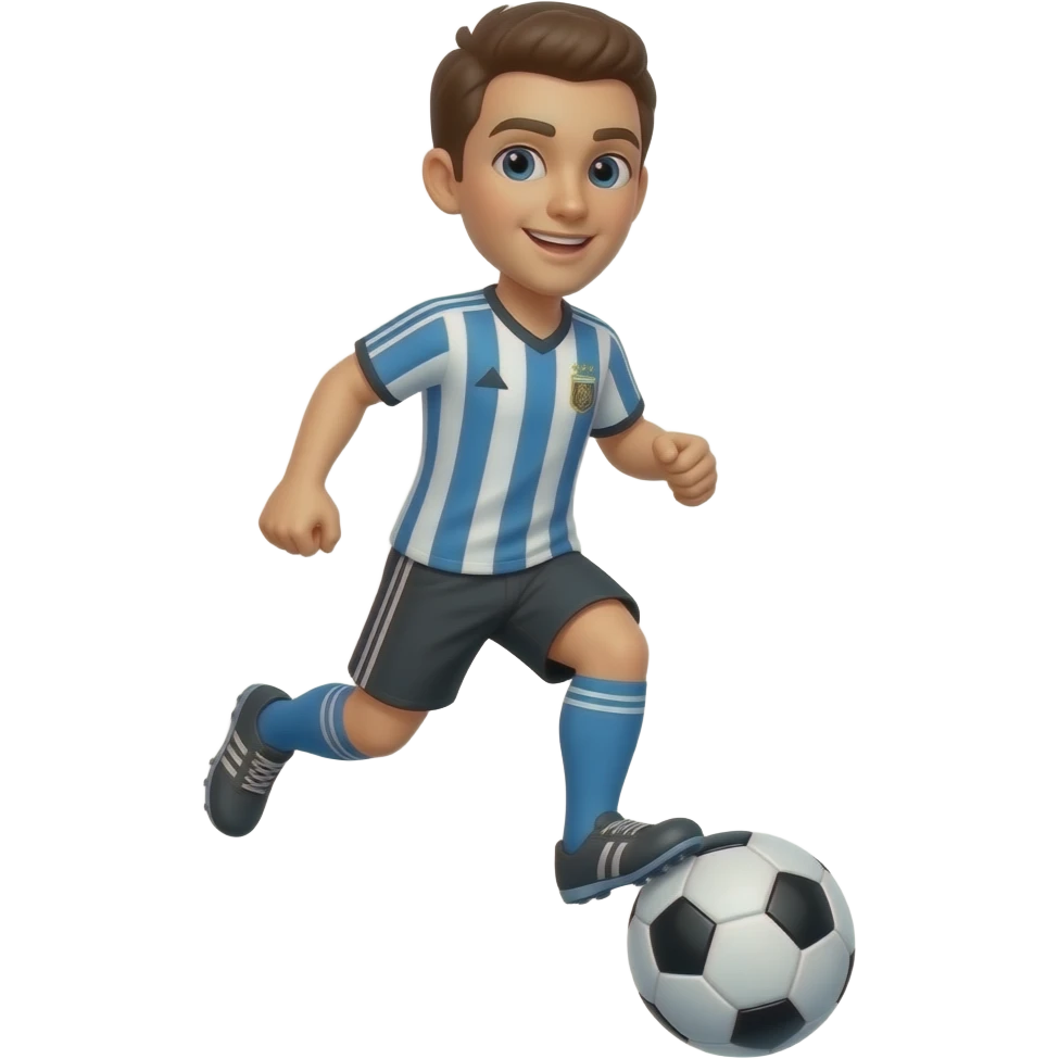 emoji simple style passing a soccer ball emoji