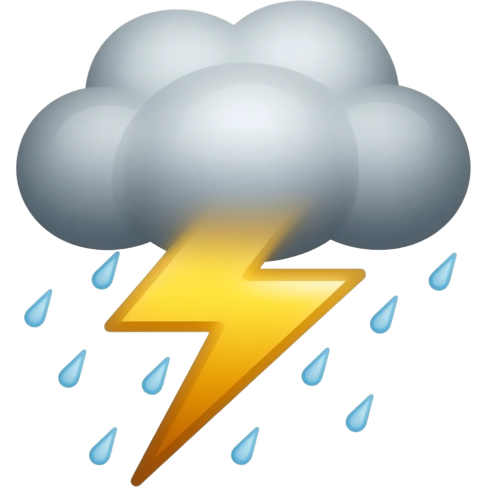 lightning emoji