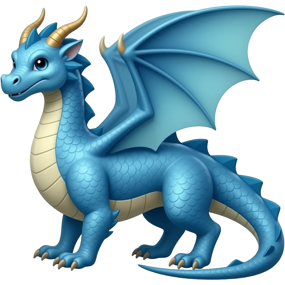 blue dragon emoji
