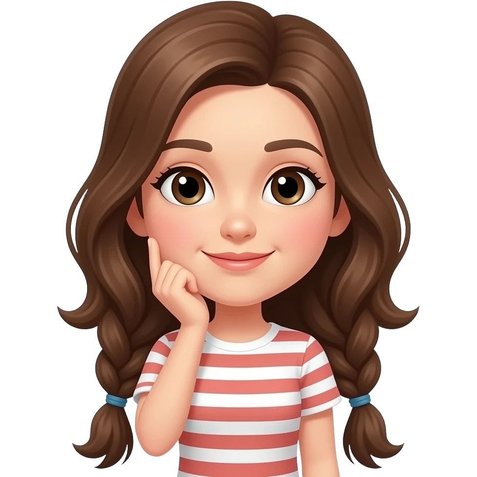 girl's thoughts about food emoji