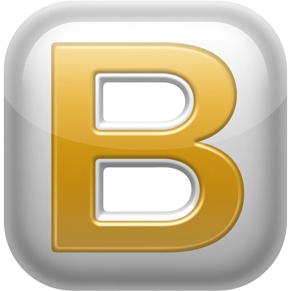 "B" logo emoji