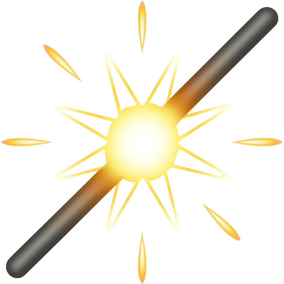 high welding spark emoji