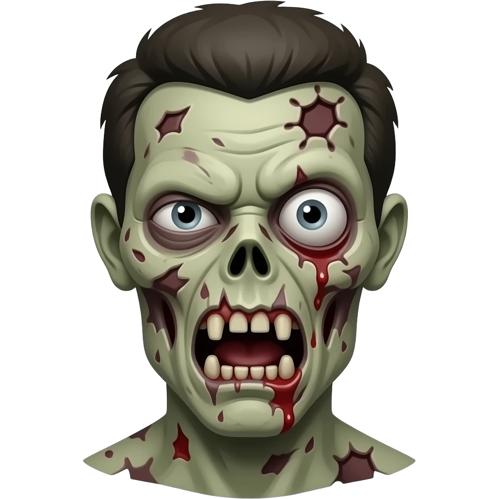 Rage Virus infected zombie emoji