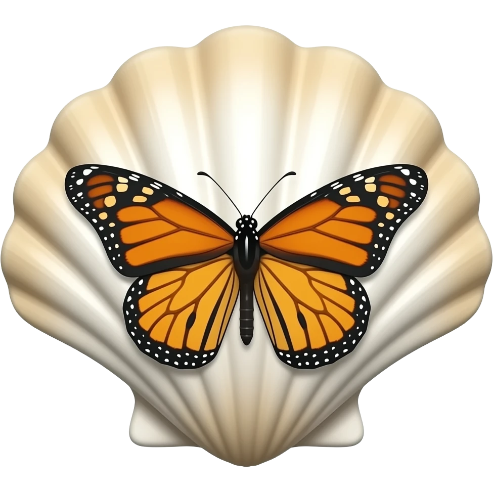 Junonia shell 3d emoji