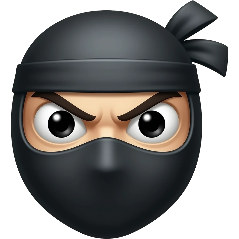 نینجا ترسناک چش emoji