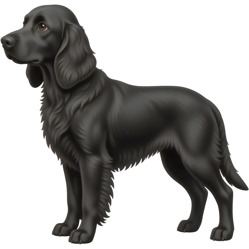 Русский охотничий спаниель черный emoji