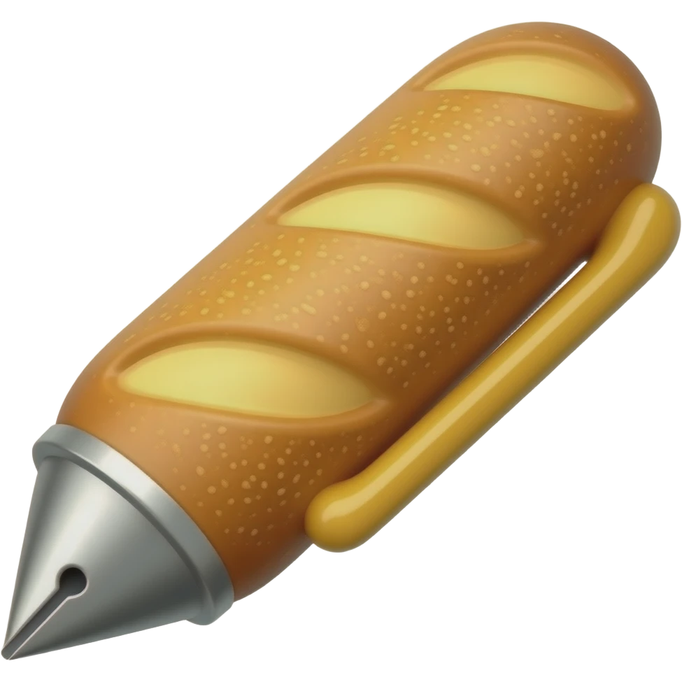 Pennis shape bread emoji