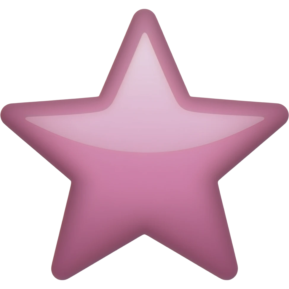 Pink 🌟 emoji