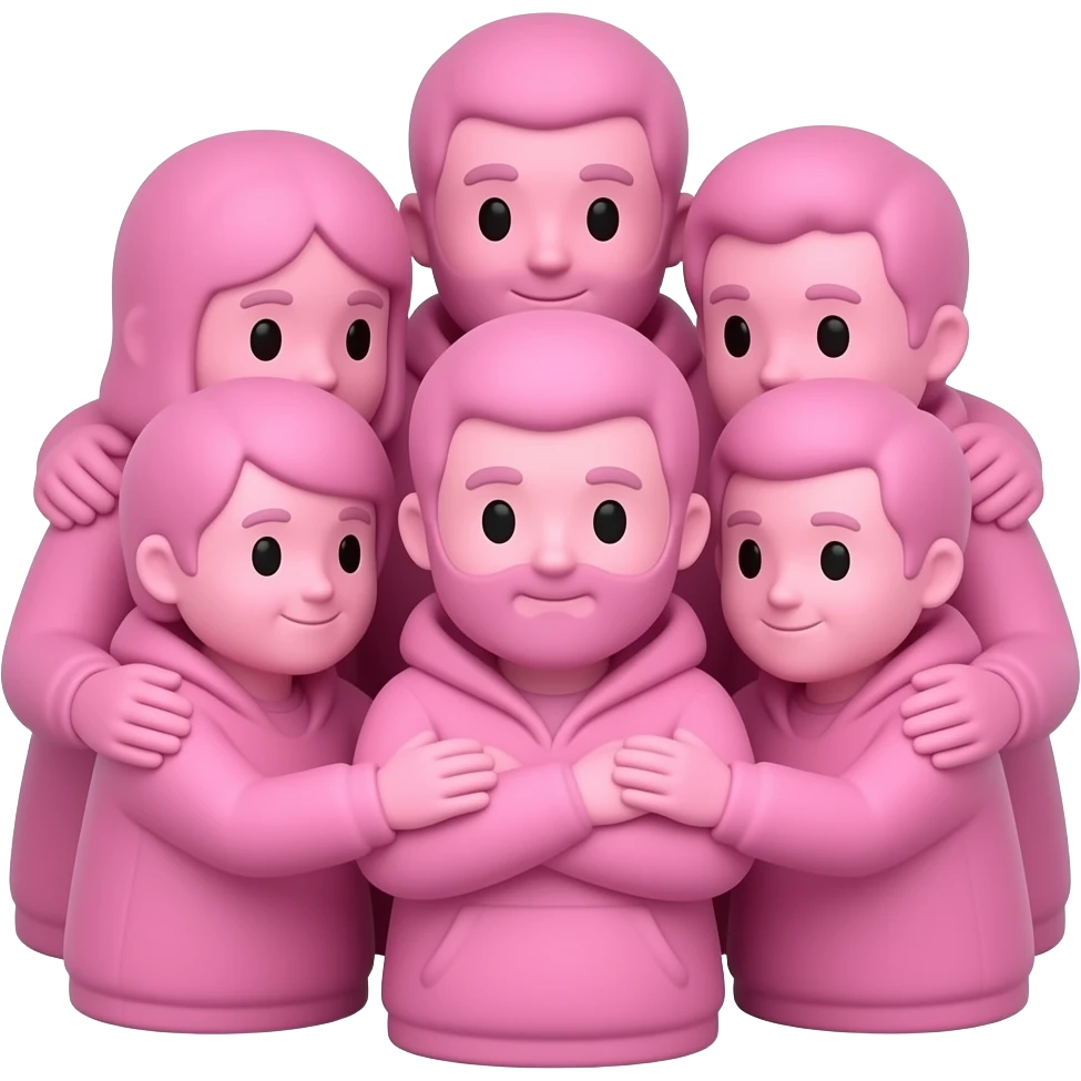 huddle pink emoji