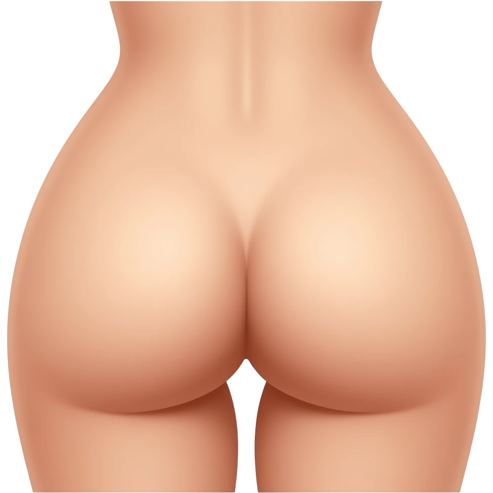 Naked butt emoji