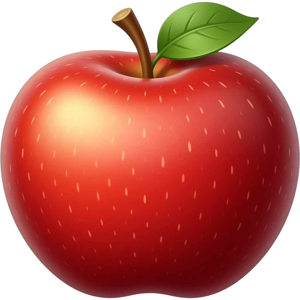 red apple emoji