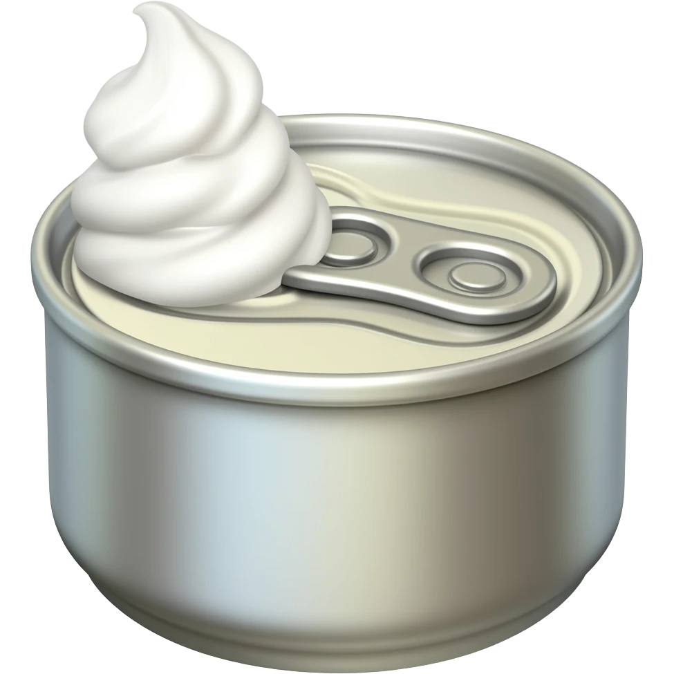 can of whip cream emoji