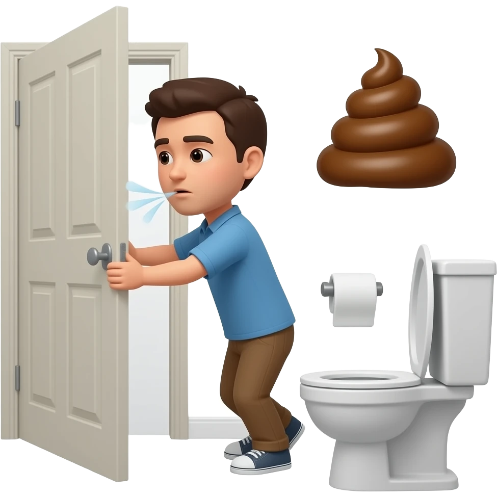 😐🤜🚪🚽😮‍💨💩 emoji