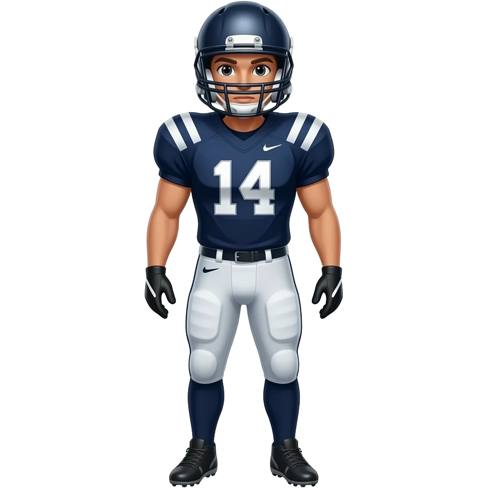 american football uniform emoji
