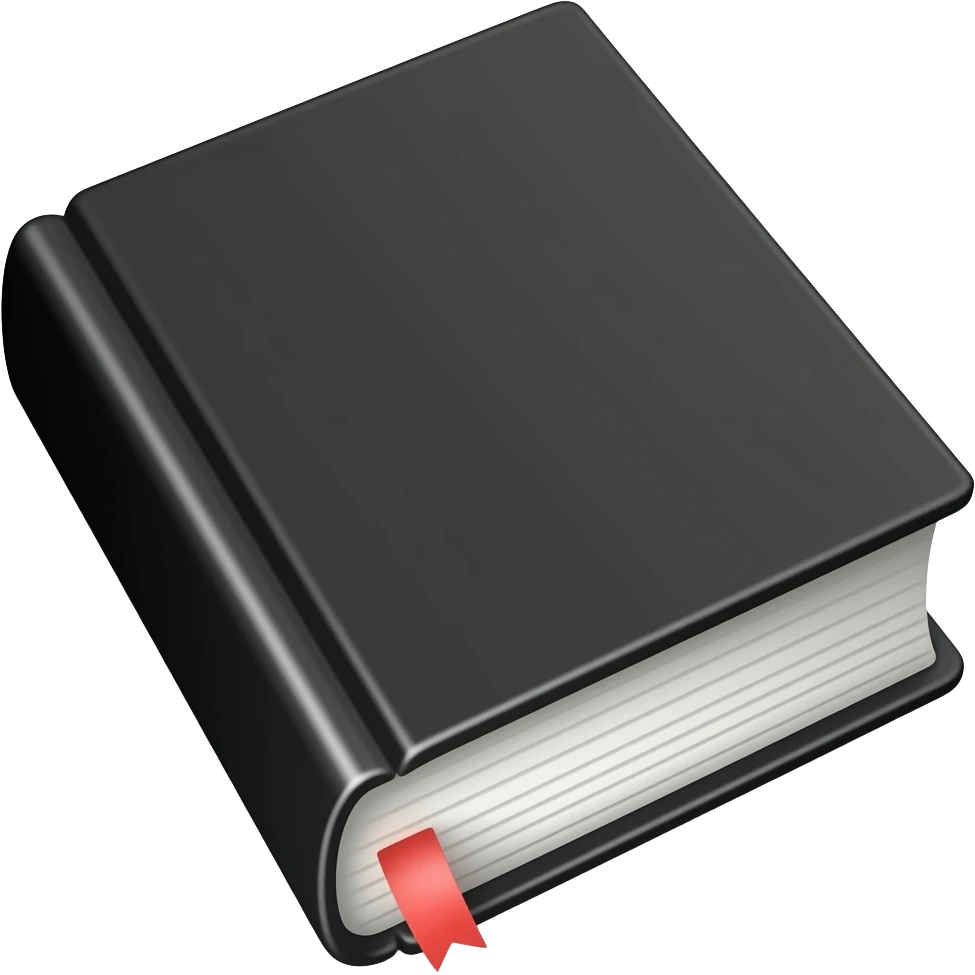 Libro, negro emoji