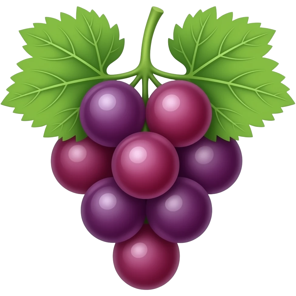 Cacho de uva emoji