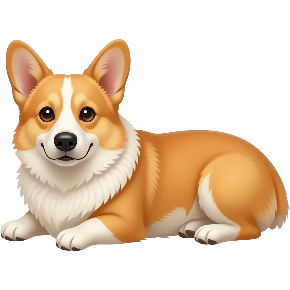 Red corgi loaf emoji