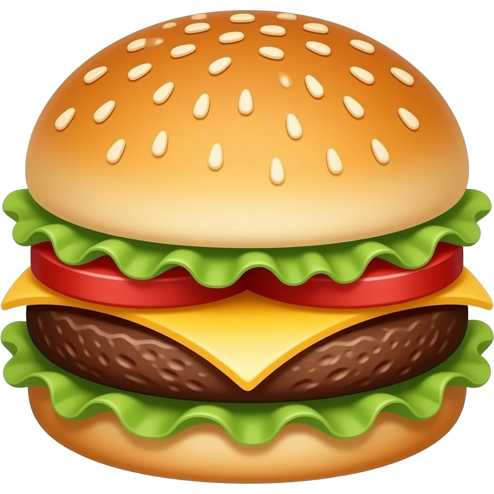 Burger with pancakes as the buns emoji