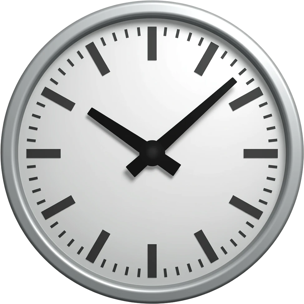 clock timing emoji