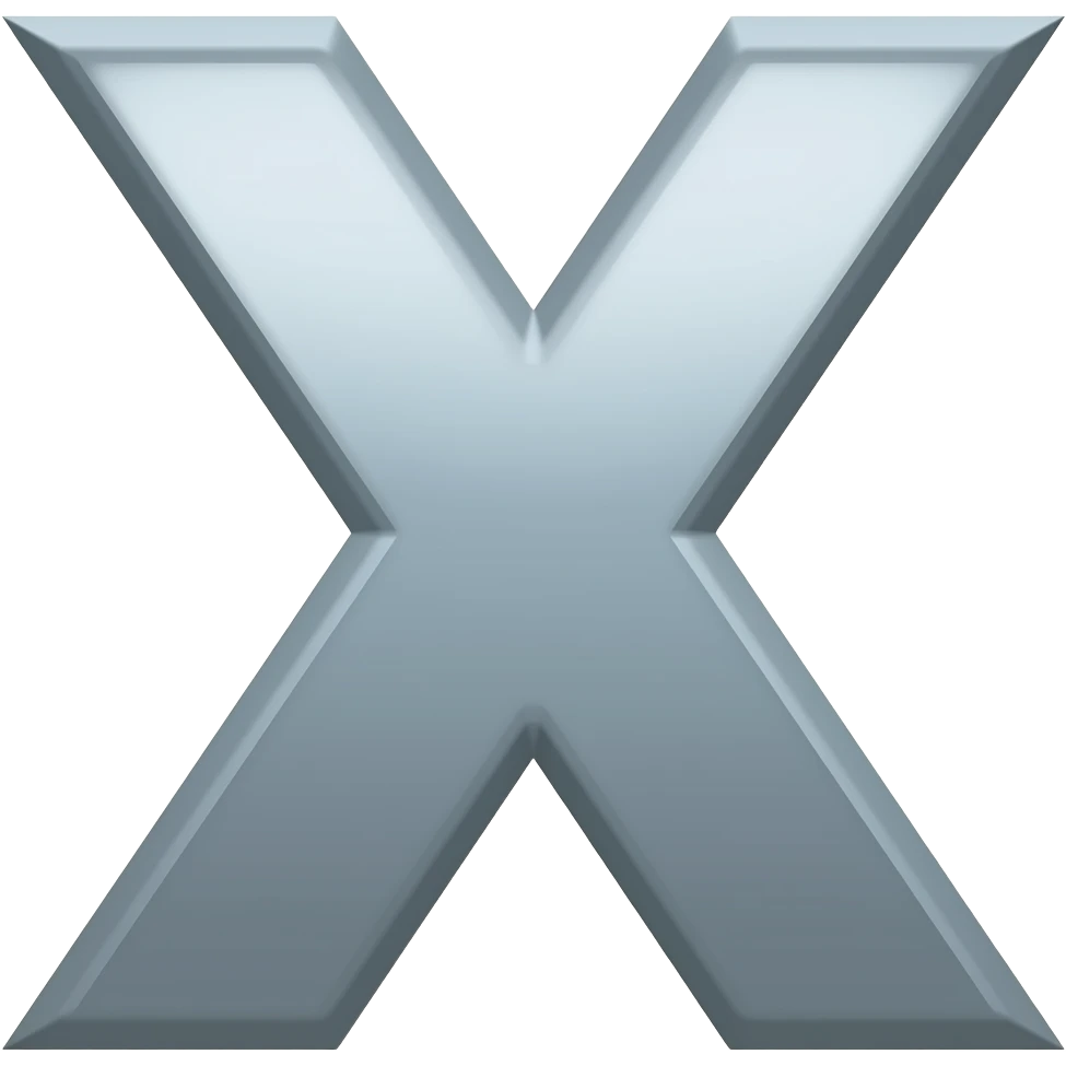 X emoji