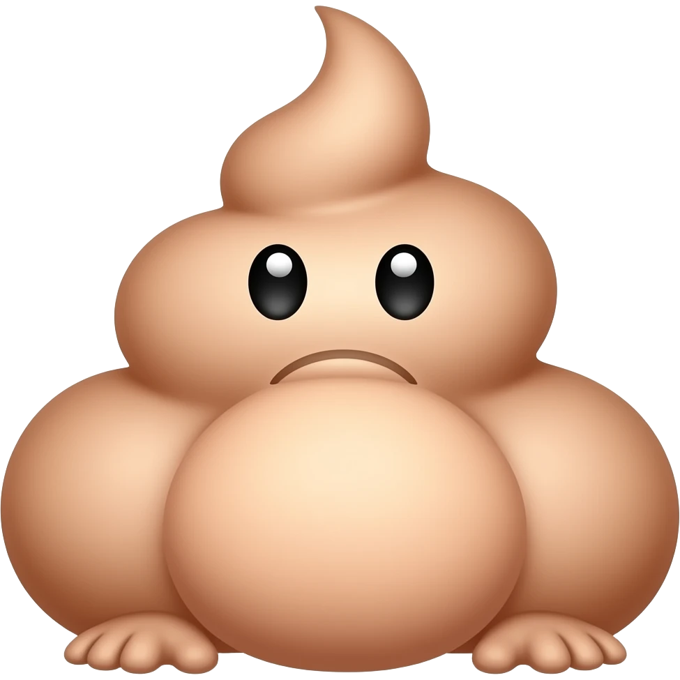 Pooping emoji