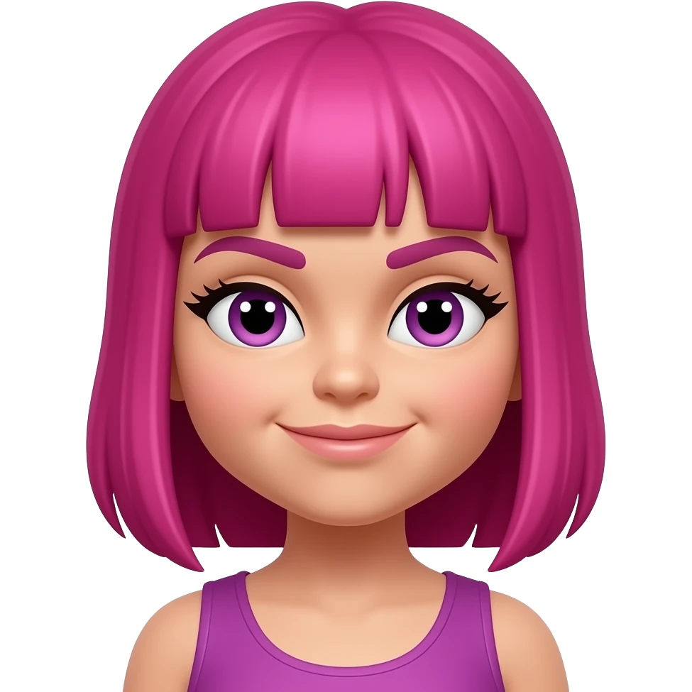 the hulk but instead of green man it’s a pink girl hulk emoji
