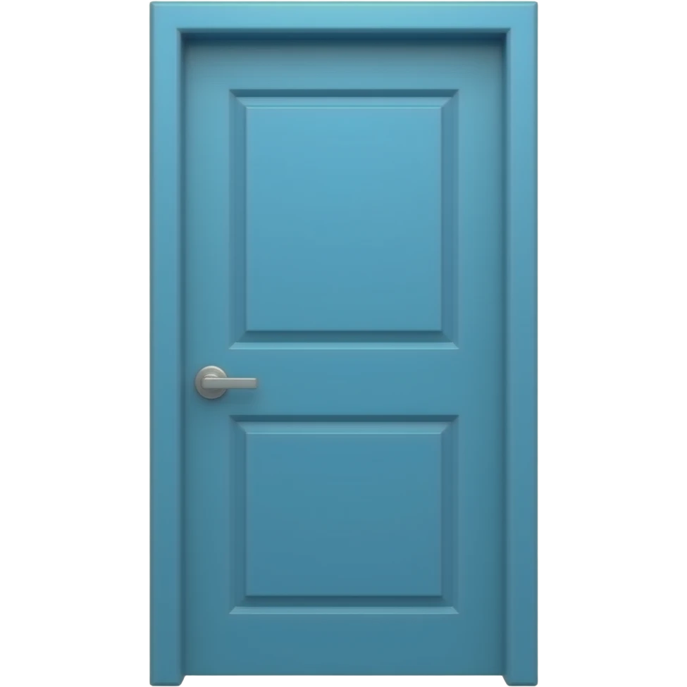 blue door emoji