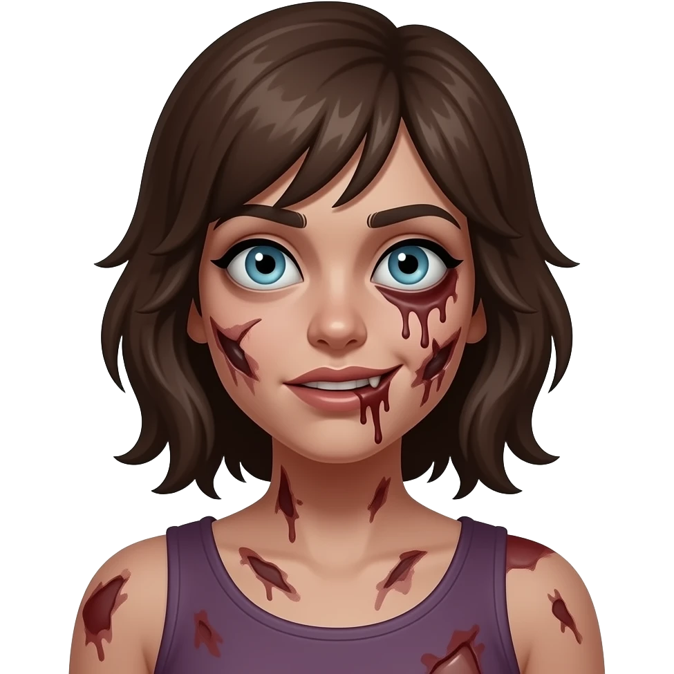 female zombie emoji