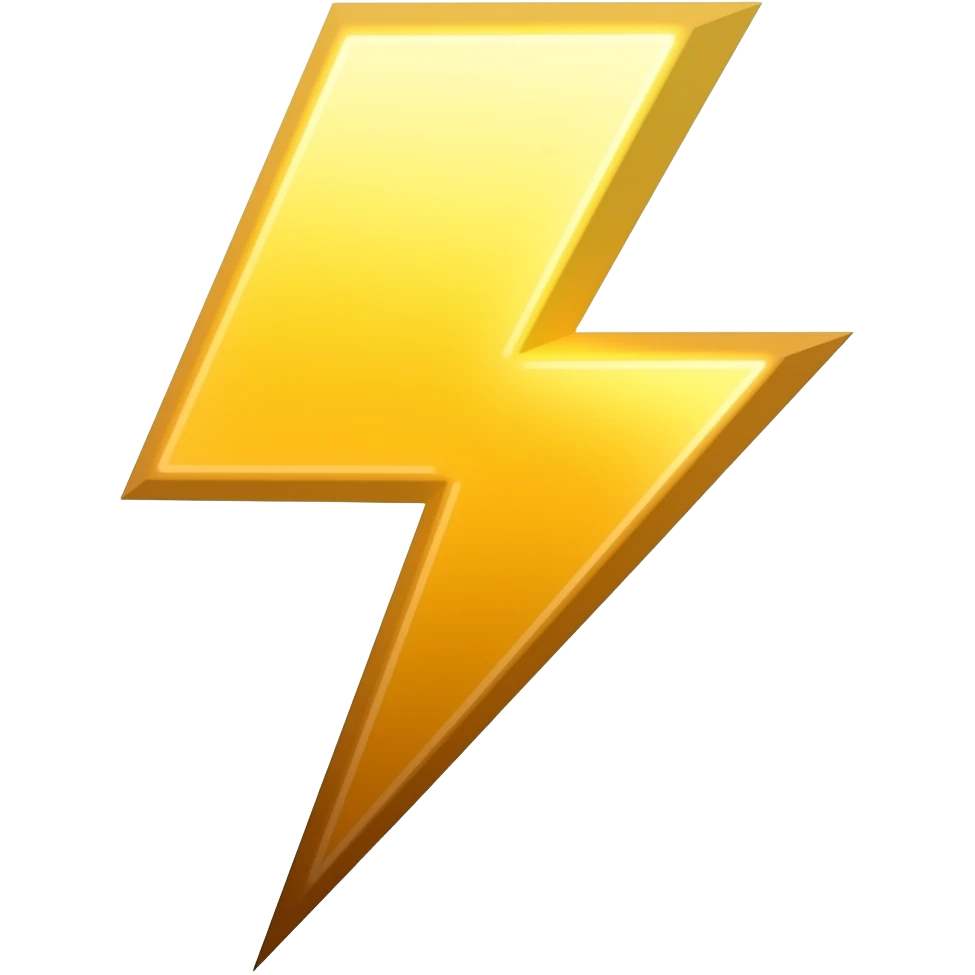 power bolt emoji