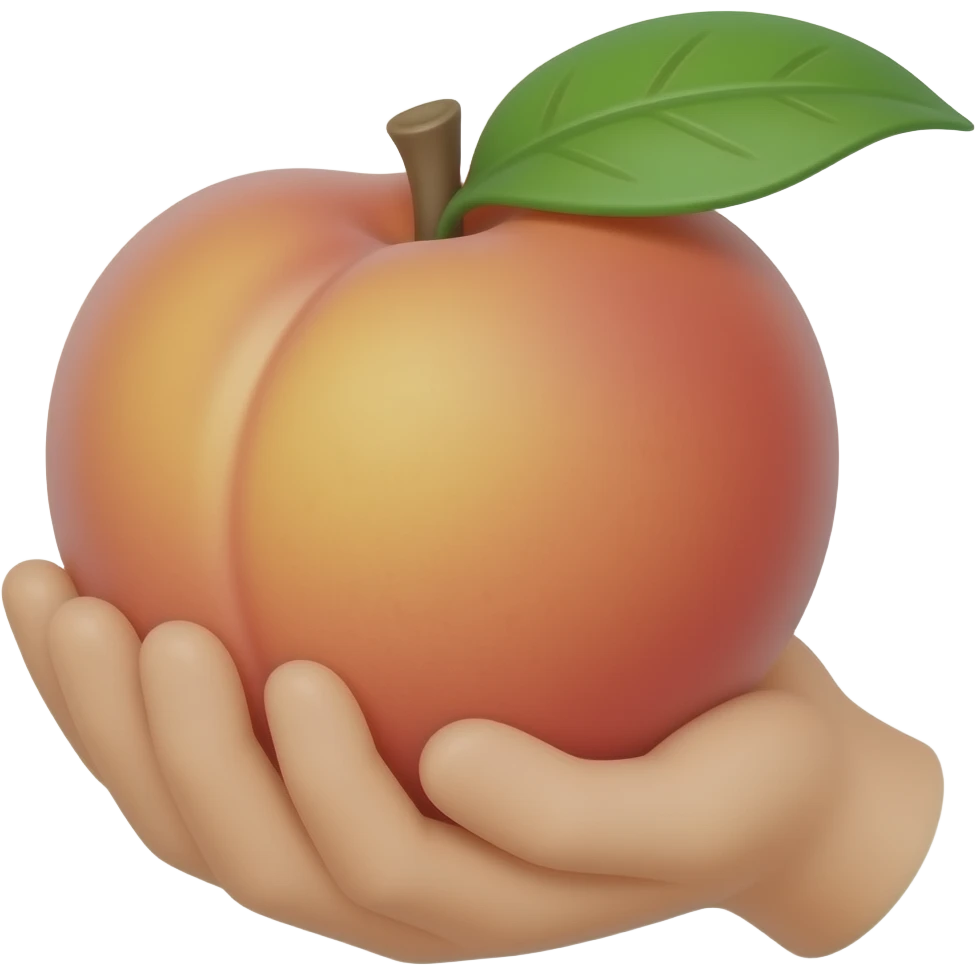 🍑👐 emoji